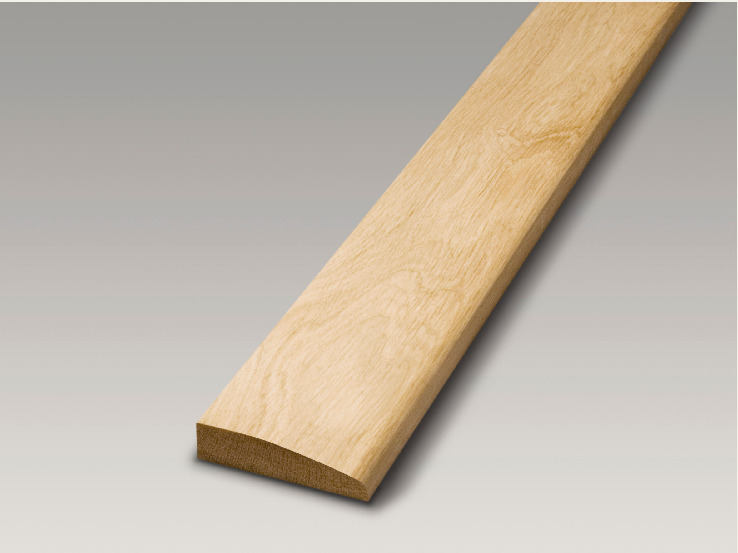 Práh - dubový, oblý, délka 100 cm, šířka 10 cm, tloušťka 2 cm